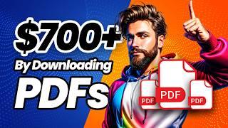 Make $700 Downloading Free PDFs! Step-by-Step Guide for 2024