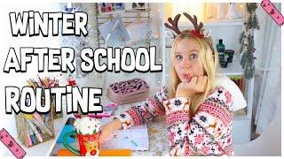 WINTER AFTER SCHOOL & HAUSAUFGABEN ROUTINE 2019 | MaVie Noelle Family