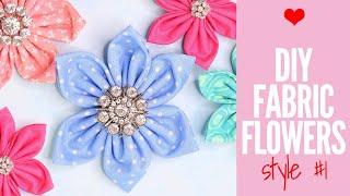 How to Make Fabric Flowers - Quick and Easy Tutorial