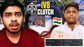 INDIA's RANK 1 TX JOKER 1vs8 FINAL Circle BMPS LAN Finals SENSITIVITY !! BEST Moments in PUBG Mobile