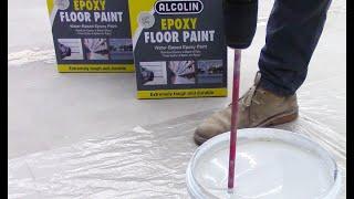 A step-by-step guide on how to apply Alcolin’s Epoxy Floor Paint