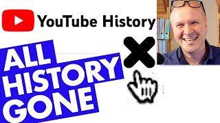 How to DELETE SEARCH and WATCH history on YouTube