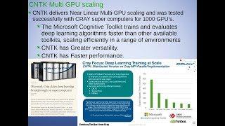 Distributed Deep Learning using CNTK.