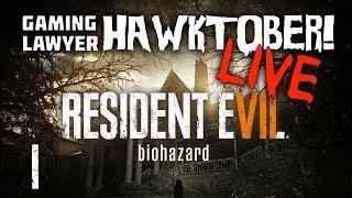 Resident Evil 7 - LIVE! - 01 - Hawktober 2018!