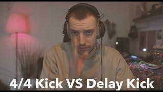 4/4 Kick VS Delay Kick | This is for Techno Producer