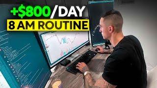 My Morning Trading Routine For A Stress Free $800 / Day