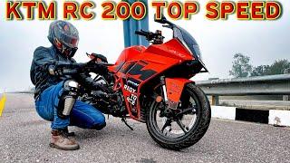 KTM RC 200 Bs6 || Top speed  || Rishitosh Rana