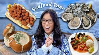 SEAFOOD TOUR of Greater Seattle  Oyster Bar, Lobster Po' Boy, Clam Chowder & More!