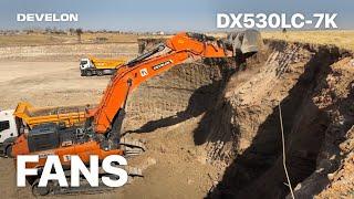 Power in Motion: DX530LC-7K Tackles Tough Jobs!