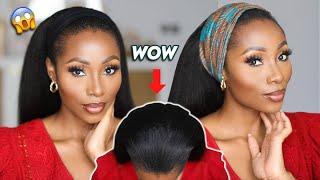 HEADBAND WIG HACK TO ACHIEVE THE PERFECT BLEND | THIS IS MY REAL HAIR, IDC 