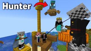 Minecraft 1V4 Random Item Challenge with Smartest Hunters | Niz Gamer