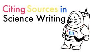 Citing Sources in Science Writing