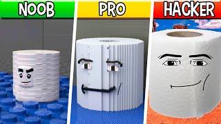 LEGO Gegagedigedagedago (Toilet Paper) : Noob, Pro, HACKER! / (Cotton Eye Joe MEME)