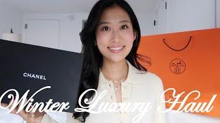 Fall/Winter Luxury Haul ft. Hermes unboxing, Chanel, Idyl jewelry, Mango & more