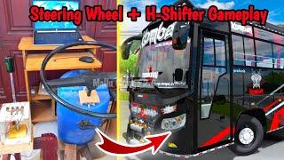 Steering Wheel + H-Shifter Gameplay ️ | Komban Yodhavu | Mallu Garage 2.0