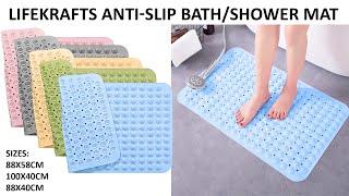 Lifekrafts PVC Accu-Pebble Anti-Slip Bathroom Shower Mat | For safe and worry-free experience! |