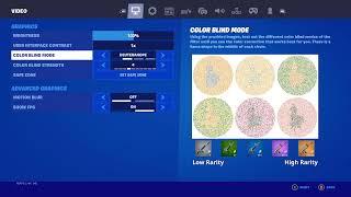 Fortnite - My Colour Blind Setting #shorts #shorts (shoutout to Infernix Gaming)