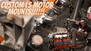 How to FABRICATE LS motor mounts and transmission mounts with CARDBOARD???