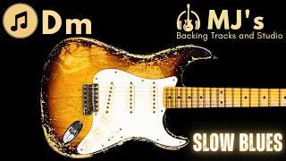 Slow Crying Blues in D minor | 68 bpm | Guitar Backing Track