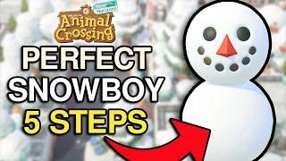 5 EASY Steps to making the PERFECT Snowboy Every Time! - Animal Crossing New Horizons