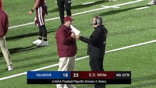 Vandebilt Catholic vs E.D. White Football Game