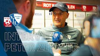 Cheftrainer Peter Zeidler nach Testspielsieg in Ahlen