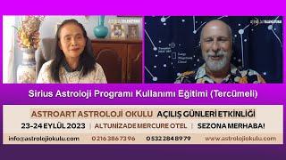 Sirius Astroloji Programı Kullanımı Eğitimi (Tercümeli)