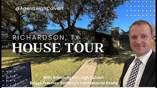 Richardson TX House Tour | Tulane Dr | 70's Built | British Agent Walkthrough