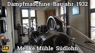 Dampfmaschine der B. Maier GmbH aus dem Jahr 1932 in der Menke Mühle Südlohn