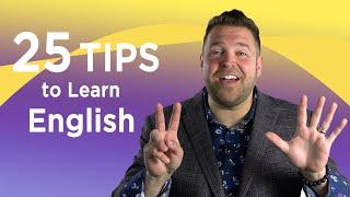 25 Tips to Learn English Faster