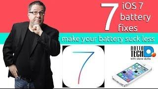 iOS7 Battery Saving Tips: Battling iOS7 Battery Drain Problems