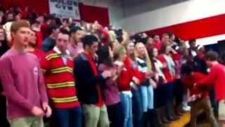 Fort Walton Beach winter pep rally - Trey LaNasa