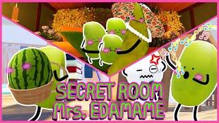 How to find secrets in Mrs.Edamame room and secrets in the bathroom ( ROBLOX Secret Staycation )