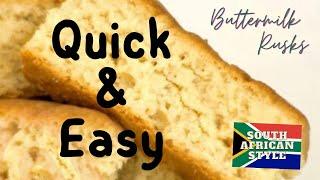 Baking traditional South African Buttermilk rusks #karringmelkbeskuit