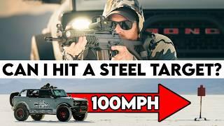 Can You Shoot a Target From a Vehicle Moving at 100MPH?