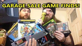 GARAGE SALE GAME FINDS! $1 GAMES & SYSTEMS with AlphaOmegaSin! | Scottsquatch