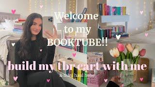 my first booktube video!!! what's on my physical tbr & mini book haul