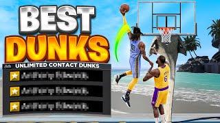 THE BEST DUNK ANIMATIONS ON NBA 2K24! CONTACT DUNK EVERY TIME NBA 2K24 SEASON 8