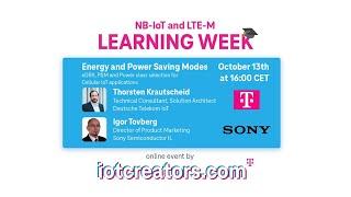 Energy and Power Saving Modes - NB-IoT and LTE-M Learning Week by iotcreators