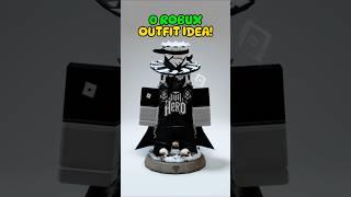 0 Robux Black & White Outfit Idea!