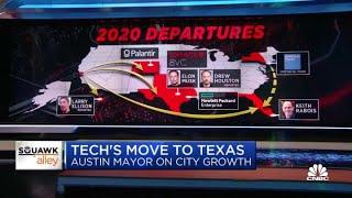 Austin Mayor on the tech companies moving to Texas