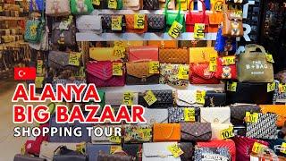BIG BAZAAR in Alanya  Shopping tour 2023 [4K] #shopping #bazaar #turkey #shoppingtour #alanya