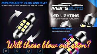 Map and Dome light bulbs from MarsAuto(unboxing & install)