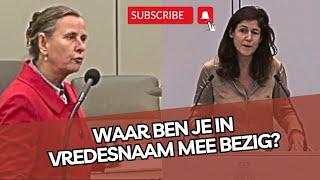 PVV'er Marjolein Faber SLO0PT D66'er volledig! 'Waar ben je in VREDESNAAM mee bezig?'