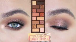 SUMMERS BEST PALETTE! Pink Dramatic Smokey Eye, SUNSET STRIPPED PALETTE!