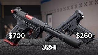 700 CAD AAP vs Bone stock AAP.  TorontoAirsoft.com