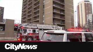 Calgary apartment fire sends one person to hospital in critical condition