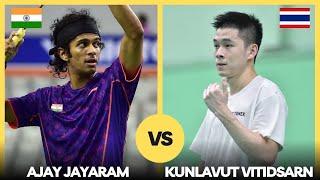 Kunlavut Vitidsarn(THA) vs Ajay Jayaram(IND) Badminton Match Highlights | Revisit Spains Master 2020