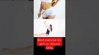 Best exercise for girls to reduce belly #shorts #fitandhealthy