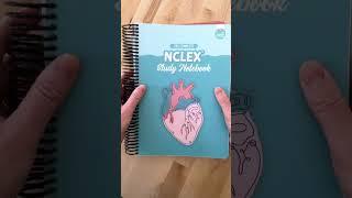 NEW Next Generation NCLEX Study Notebook    #shorts #nclex #nursingnotes